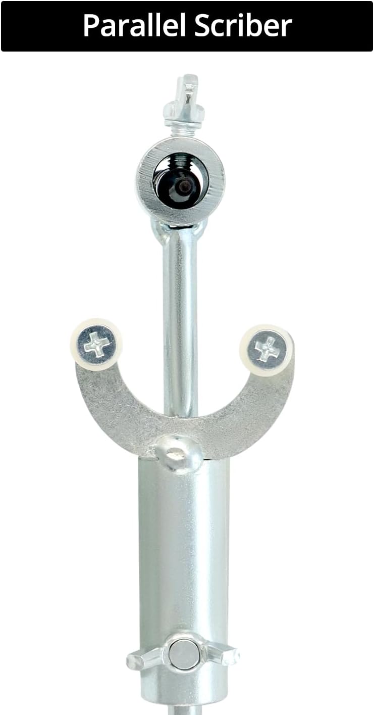 QWORK Auto Body Repair Scriber Tool Set - Adjustable Range 0-20cm for Precision Automobile Dent Repair and Car Body Line Marking - Including Parallel Scriber and Branched Line Pen - Image 2